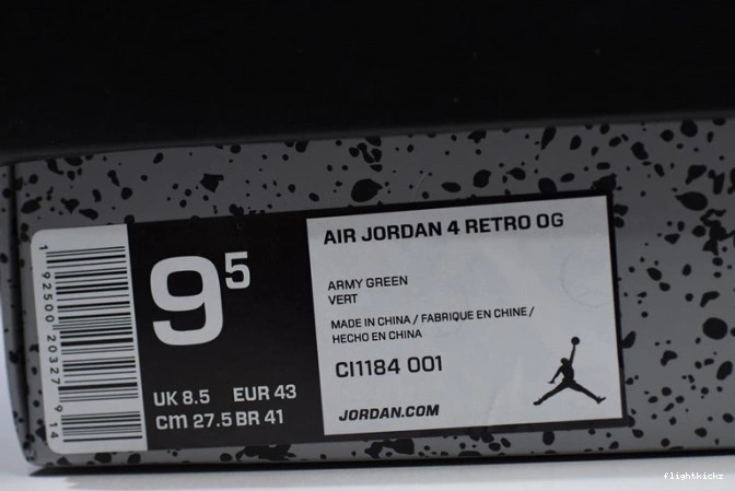 4 Retro Black Air Laser Jordan CI1184-001 0729